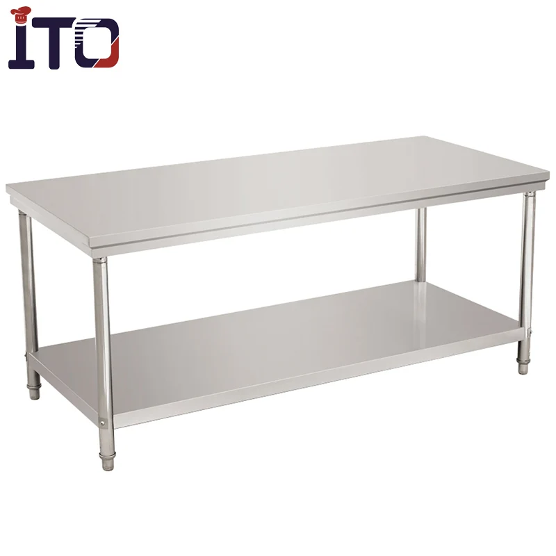 Stainless Steel Restaurant Kitchen Pantry Work Table Cabinet Hotel ...