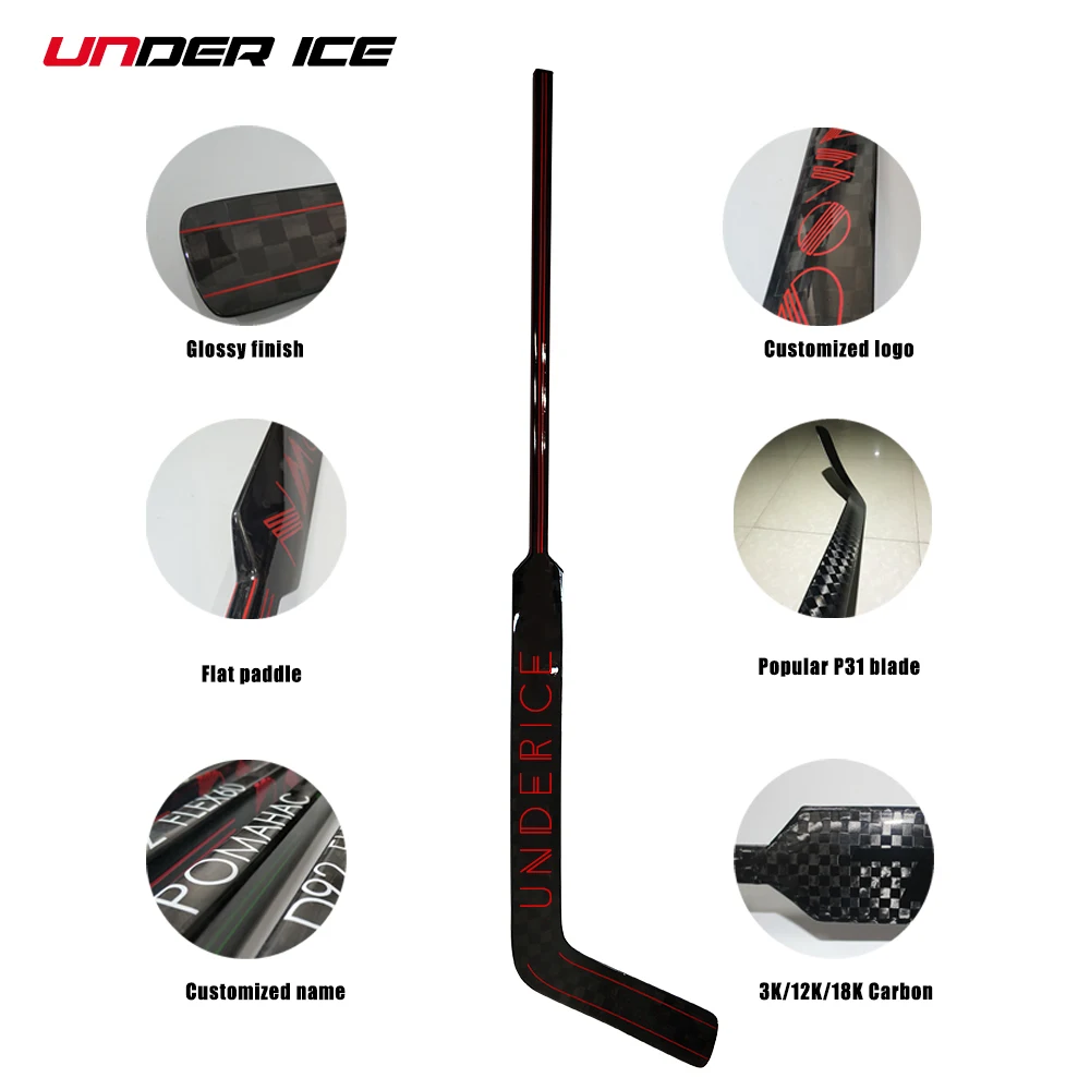 Uice Professional 720g Super Lightweight Carbon Fiber Ice Hockey Goalie