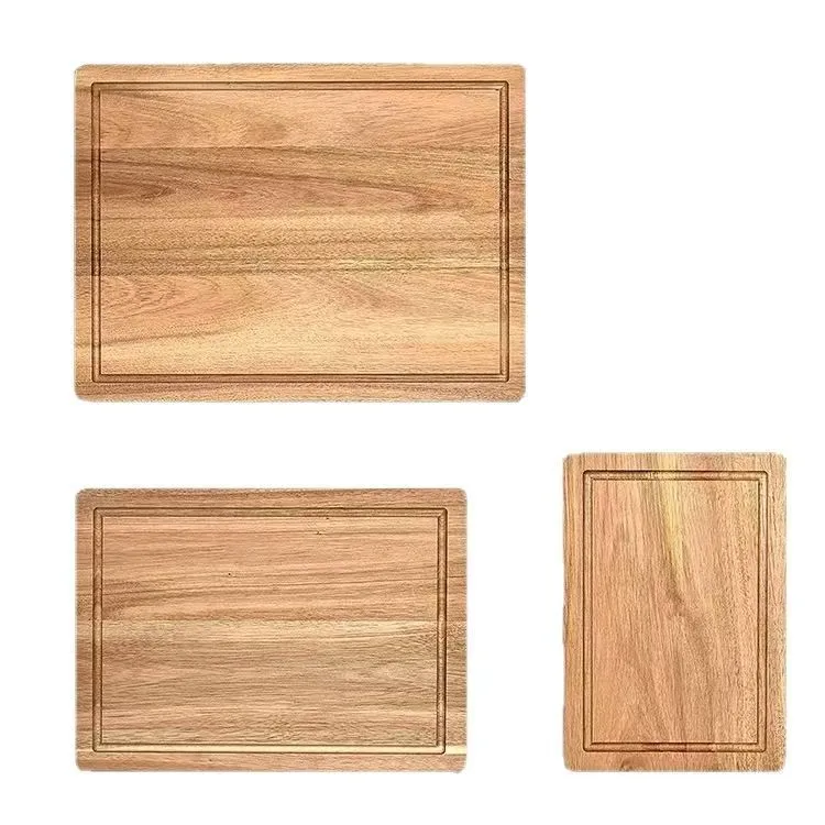 Wholes Acacia Cutting Boards Set Wood Cutting Board Set of 3 for Kitchen, Acacia Wooden Cutting BoardsThick Chopping Board