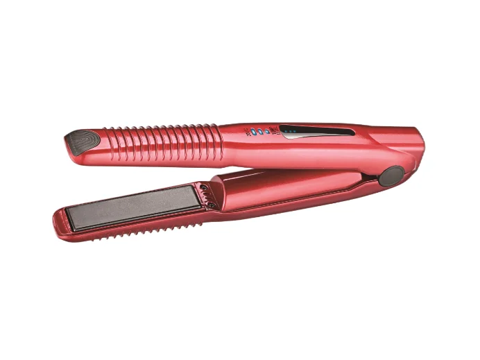 Professional Rechargeable 2600 Mah Li-Battery Hair Straightener with Ceramic Coating Plates and 120-220°C Temperature Range