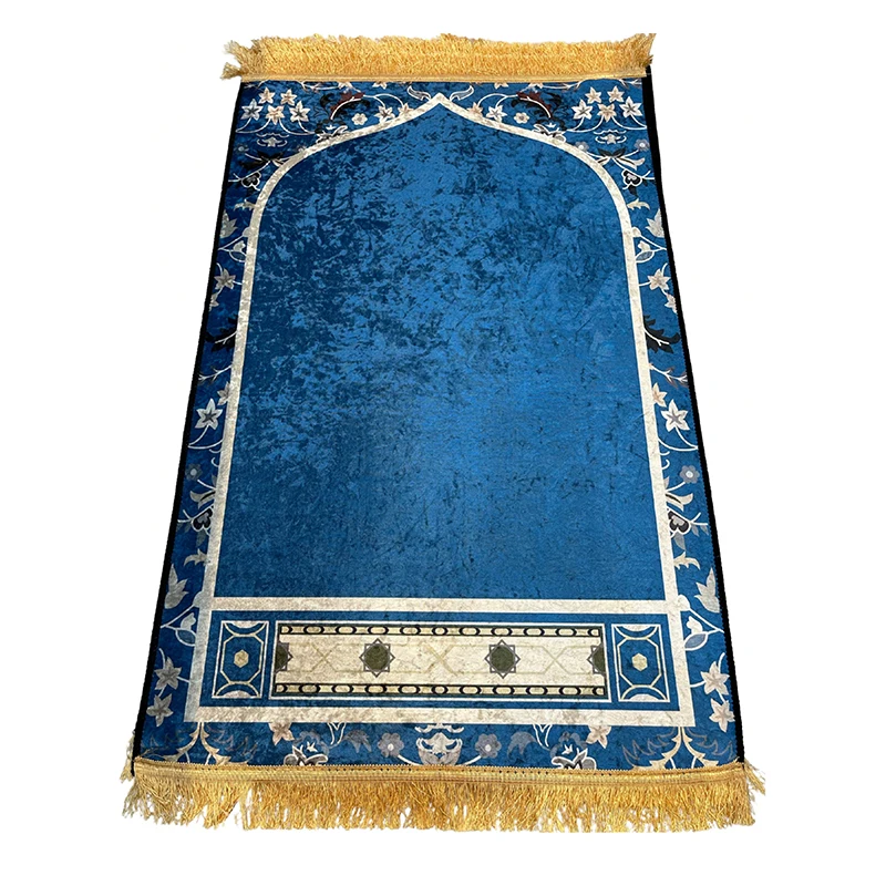 Wholesale Turkey Prayer Mat Factory Velvet 3d Printed Muslim Islamic