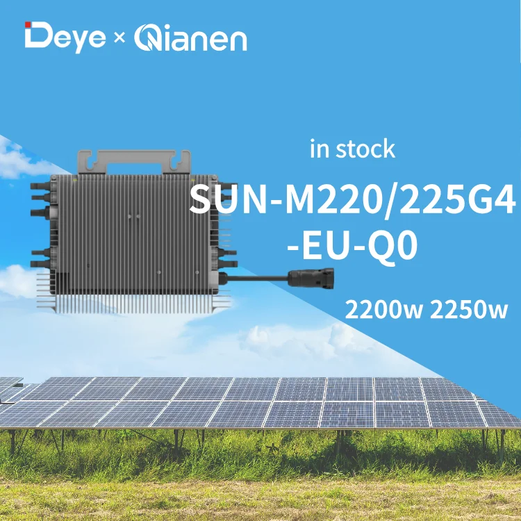 Promotion for deye SUN-M220/225G4-EU-Q0 2200W/2250W Micro Inverter Onduleur Inversor Single Phase 4MPPT Home Solar System