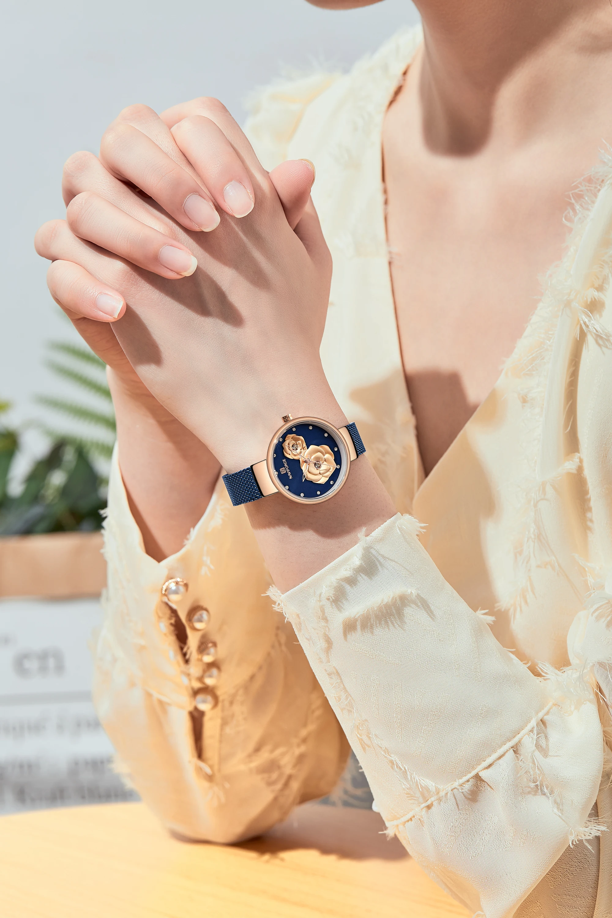 Naviforce 5013 nuevo reloj de cuarzo para mujer, relojes para mujer, marca  Original de moda para chicas, resistente al agua, reloj Masculino