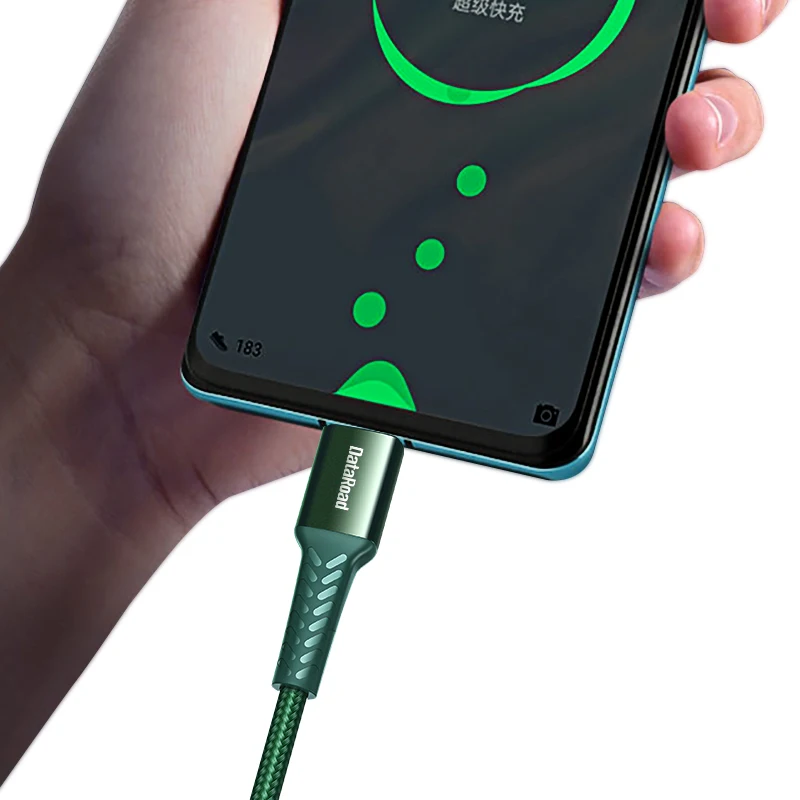 Кабель для быстрой зарядки DataRoad, PD 60 Вт Кабель для быстрой зарядки Type-C в Type-C, 5A PD, зарядный кабель для телефона