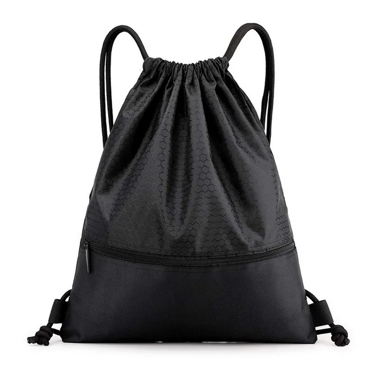 Oem Drawstring Bag Mochila Escolar Oxford Waterproof Bag Zipper Pocket ...