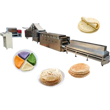 Automated Bakery Production Line  Arabic Pita Bread Industrial Small Bread Making Machine Production Line