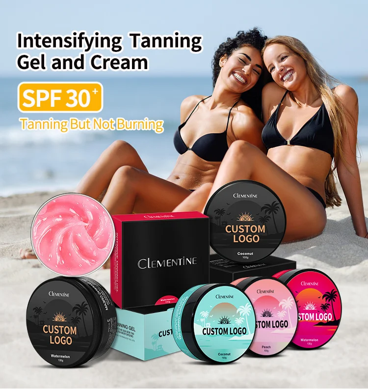 Private Label Sunbed Tan Accelerator 100ml Sunscreen & Tanning Lotion