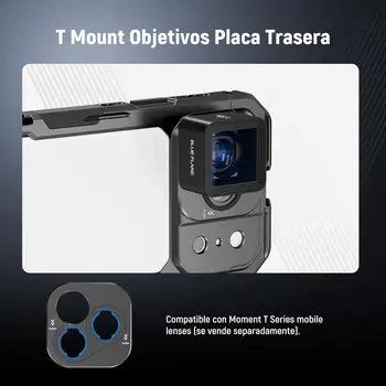 NEEWER Phone Cage Compatible con iPhone 17 Pro MAX, Quick Release Video Rig Estabilizador Accesorios con 67mm Anillo Filtro detail image