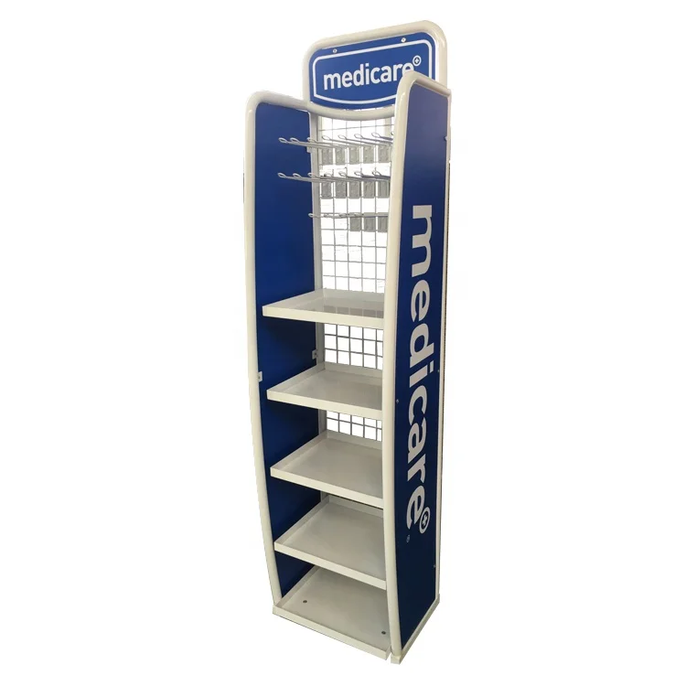 Custom Store 2 Tier Tabletop Acrylic Display for Medicine and Drugs,medicine Pharmacy Display  Shelf Rack