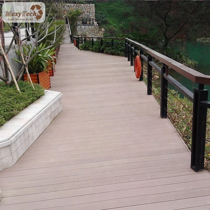 Garden Wpc Hollow Wood Plastic Composite  Floor Decking
