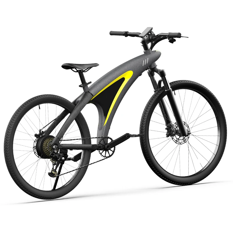 Genuine Urban Hybrid Electric Bicycle: Electrica Off-road E Bike for Adults, City and Mountain Riding