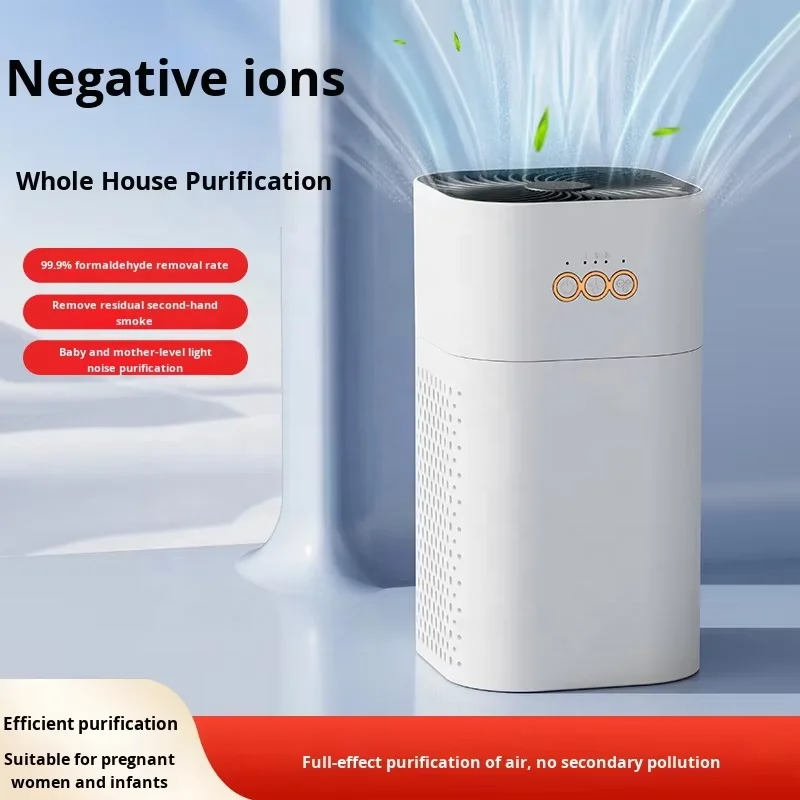 Desktop Negative Ion air Purifier Silent Removes Odors Eliminates Second-hand Smoke Large-scale Indoor air Purifier 6