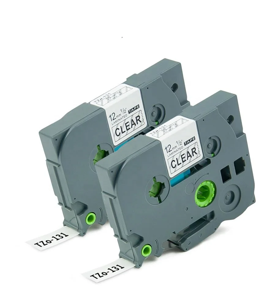 Good Sell Black On Clear Laminated Label Tape Tz Replace Tze 131