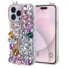 Pearl Flowers with Tower Clear & Pink