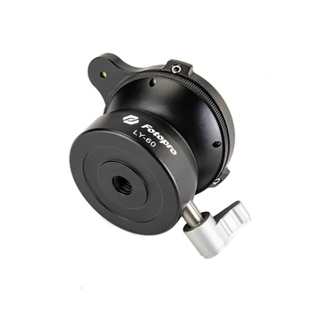 FOTOPRO Photography Flexible Tripod Head Base Twist Lock Aluminum Tripod Head Base Universal Leveling Tripod Head Base detail image