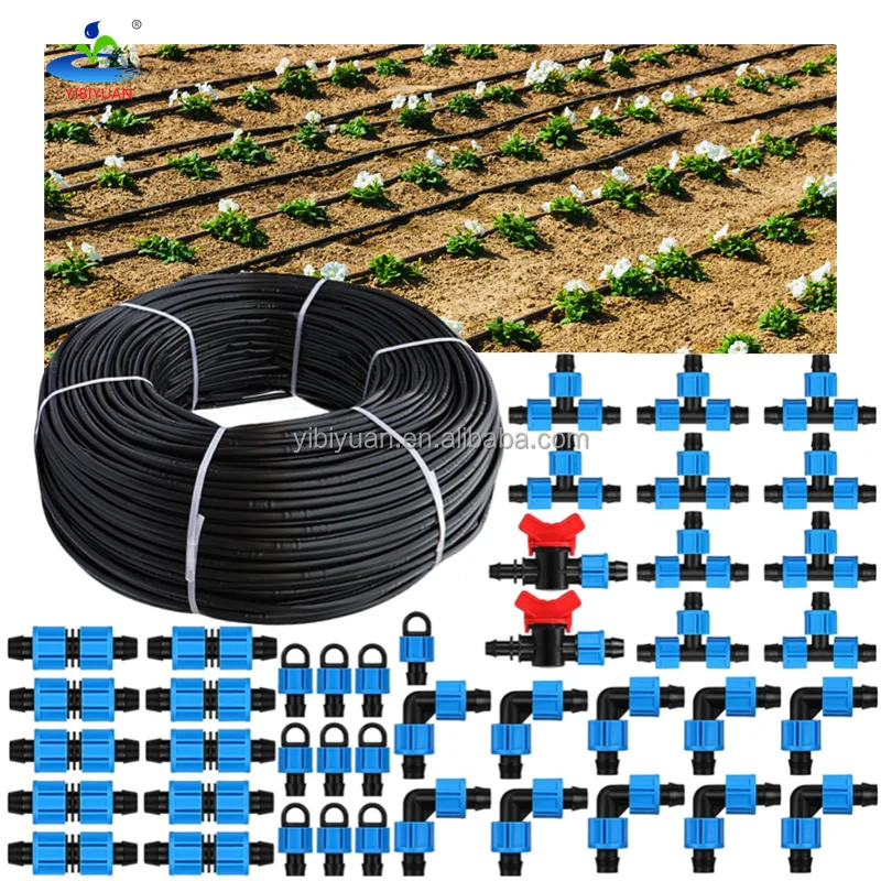 16mm Drip Line with Emitters for Trees Kit D’irrigation Goutte a Goutte Pour 1 Hectare Underground Drip Irrigation Pipes