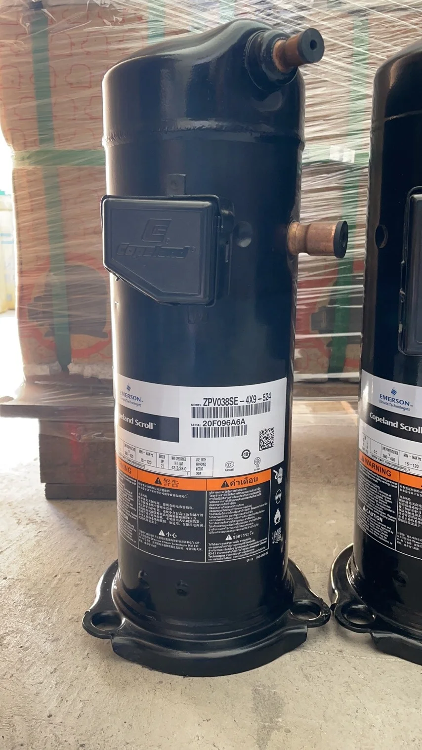 ZPV038SE-4X9-524 Copeland Scroll Compressor - Reliable Performance