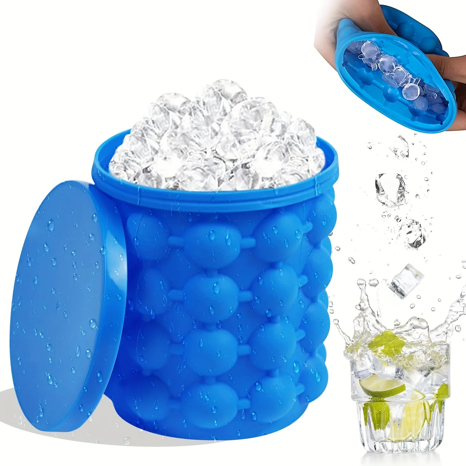 Buy Wholesale China 2 In 1 Portable Ice Ball Maker Kitchen For Silicone Ice  Cube Tray Portable Ice Maker Bottle & Ice Ball Maker at USD 7.98