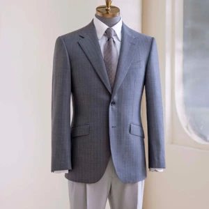 Haute Couture Men's 100% Wool Bespoke Wedding Suit 120-150 Super British Fabric Single Breasted Design for Pant Coat