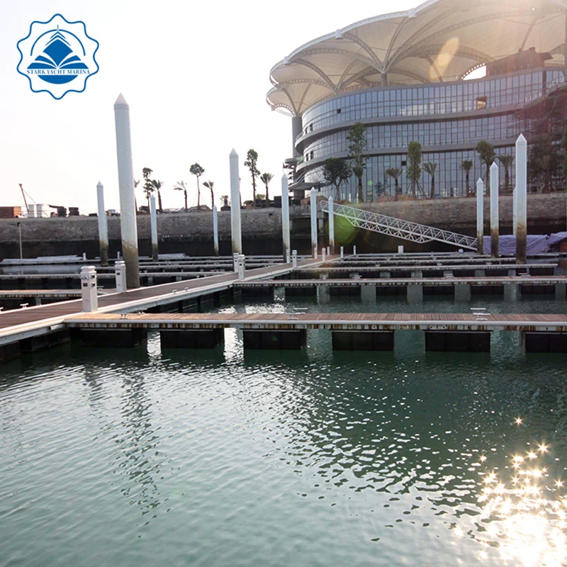 Shore Ramp Flottant Pontoon Design Luxury Aluminum Floats As Floating Bridge Marine Supplies for Dock & Boat