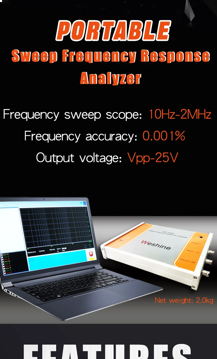 Sfra Analyser Sweep Frequency Response Analyzer Portable Transformer ...