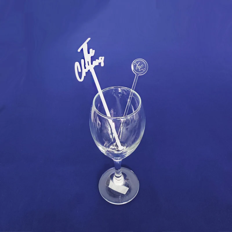 Акриловые Шредеры для напитков, пластиковые шейкеры для коктейльных напитков на заказ, палочки для напитков