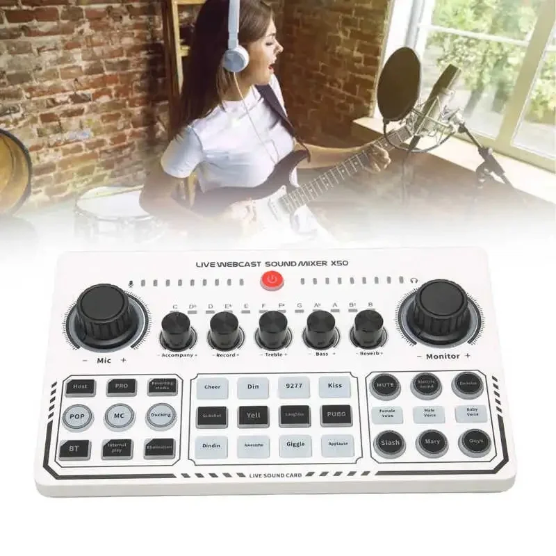 X50 Live Sound Card - Enhance Your Streaming Experience