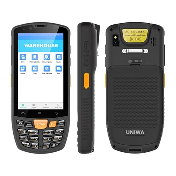 UNIWA HS006 Industrial Handheld Rugged PDAS 4 inch  RFID NFC Portable QR Code Scanner Android Barcode Rug PDA