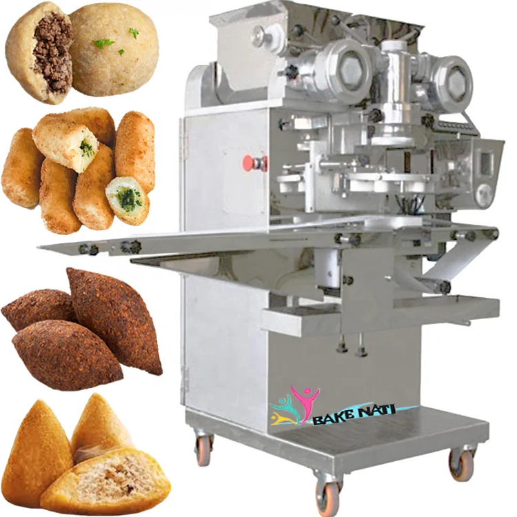 High Efficiency Automatic Kibbeh Maker Arancini Machine Falafel Make Machine Rheon Encrusting Machine for Making Coxinha