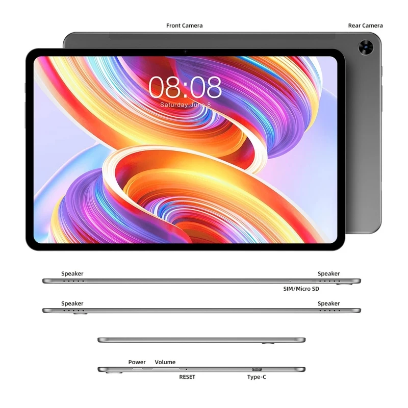 Teclast T50 Tablet PC - 11 Inch, 8GB+128GB, Android 12