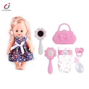 New Kids Toy Plastic Realistic 15 Inch Lifelike Vinyl Baby Doll Dress up Fashion Doll Sets Toys with Sound