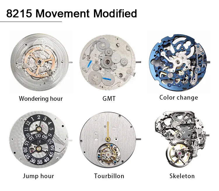 Newest Design Self-factory Custom Accurate Automatic Mechanical Central Skeleton  Tourbillon Watch Movement