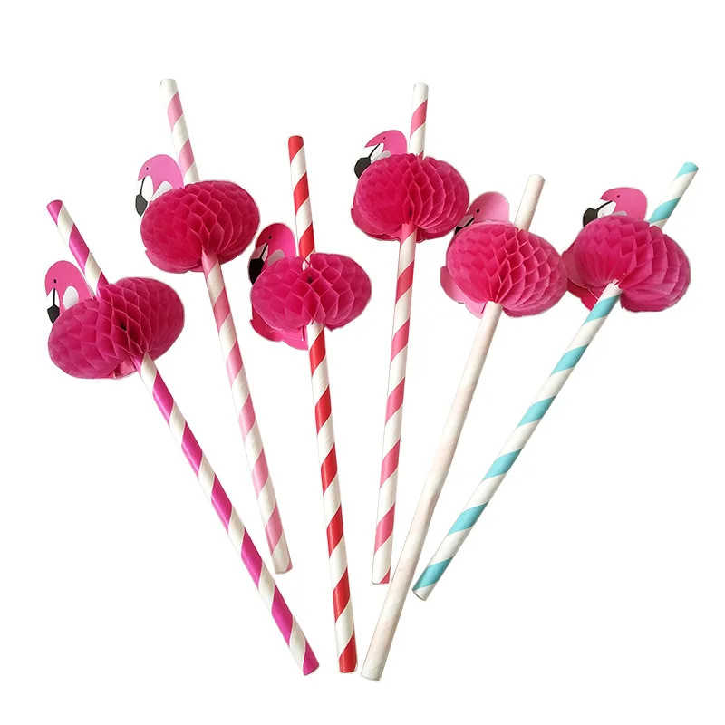 Wholesale Premium Beach Cocktail Luau Party Decorations Biodegradable  Flamingo Paper Straw From m.