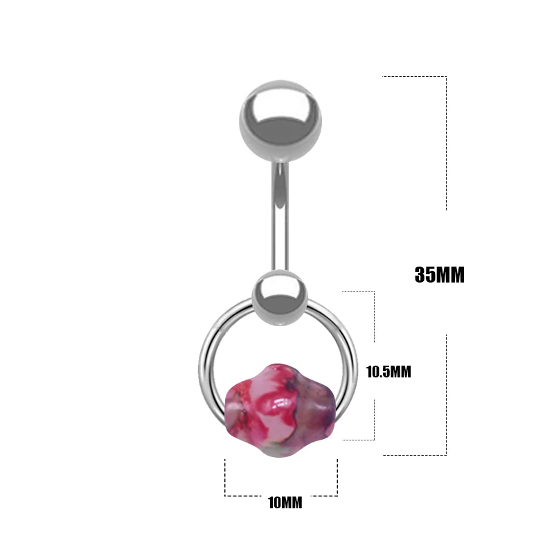 Gaby 316l Stainless Steel Genitals Body Piercing Jewelry Irregular