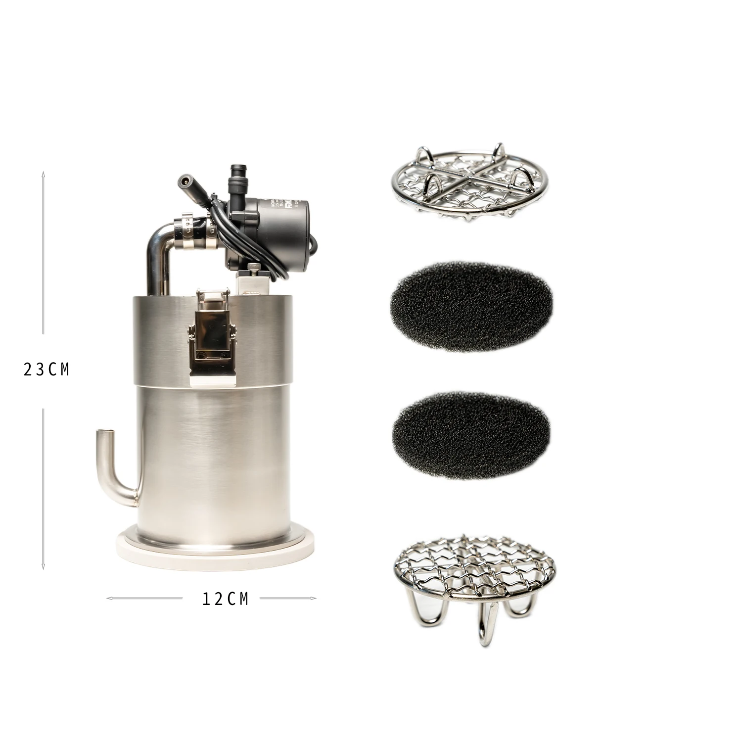 ADA ステンレススチール フィルター ADA スタイルステンレス鋼水族館キャニスターフィルターミニ