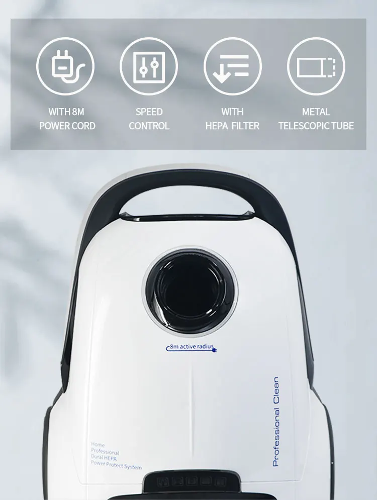 Canister Vacuum Cleaner 8m Power Cord High Quality Wholesale Vacuum