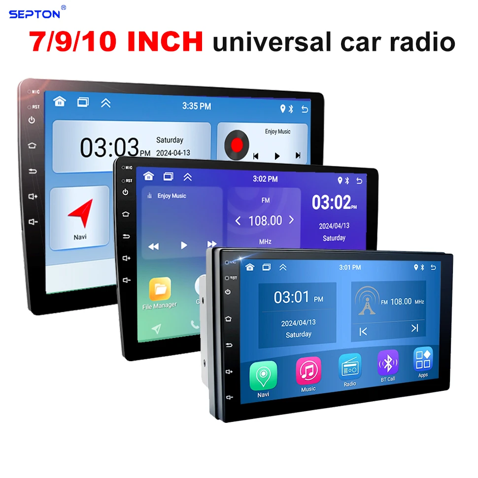 8257 Wireless CarPlay 8 Core Android Car Radio, 7-10 Inch IPS