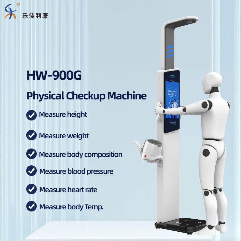 Professional Body Fat Measurement Digital Scale With Bioimpedance Analyzer