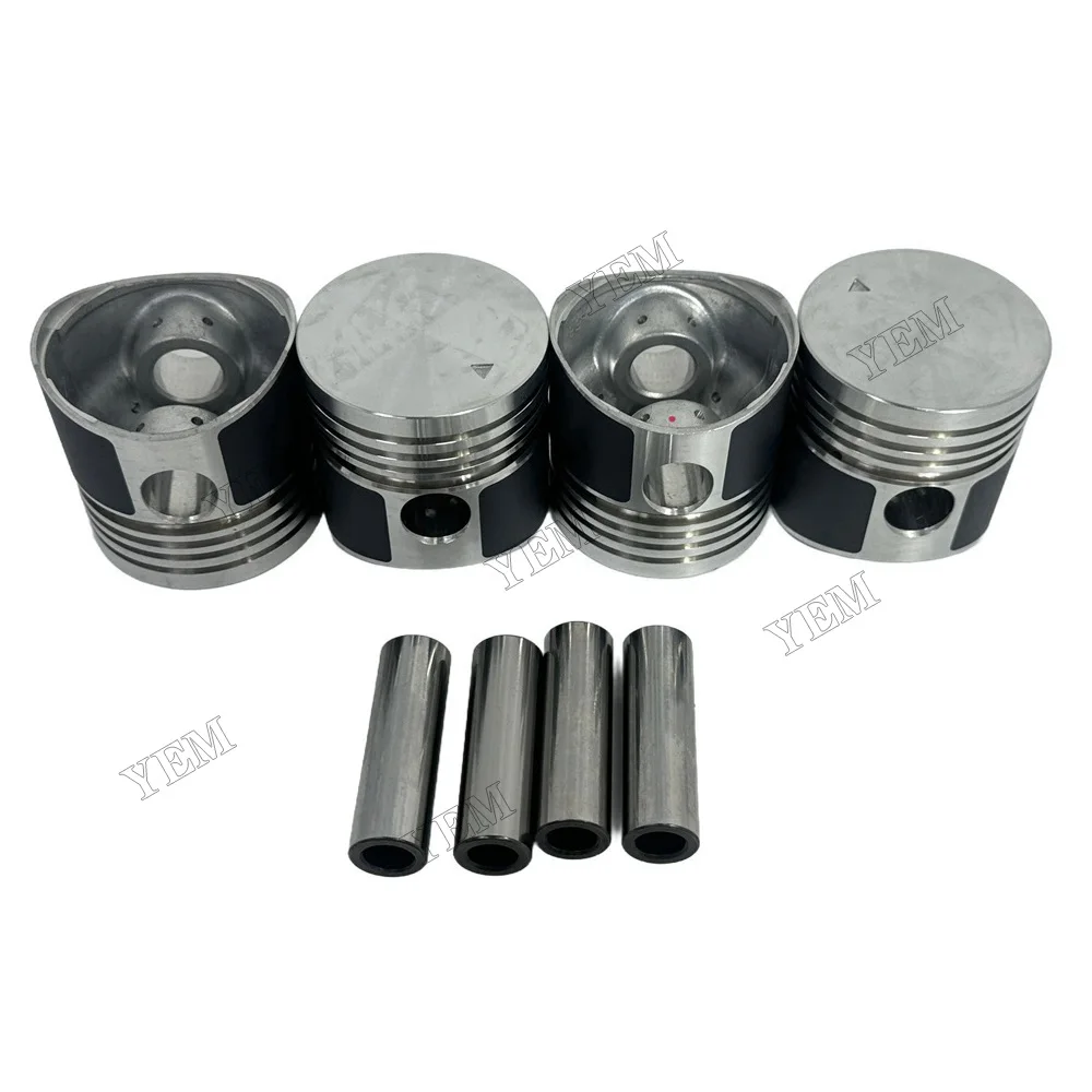 Piston Kit Compatible for Mitsubishi K4B Engine Parts Stock Complete