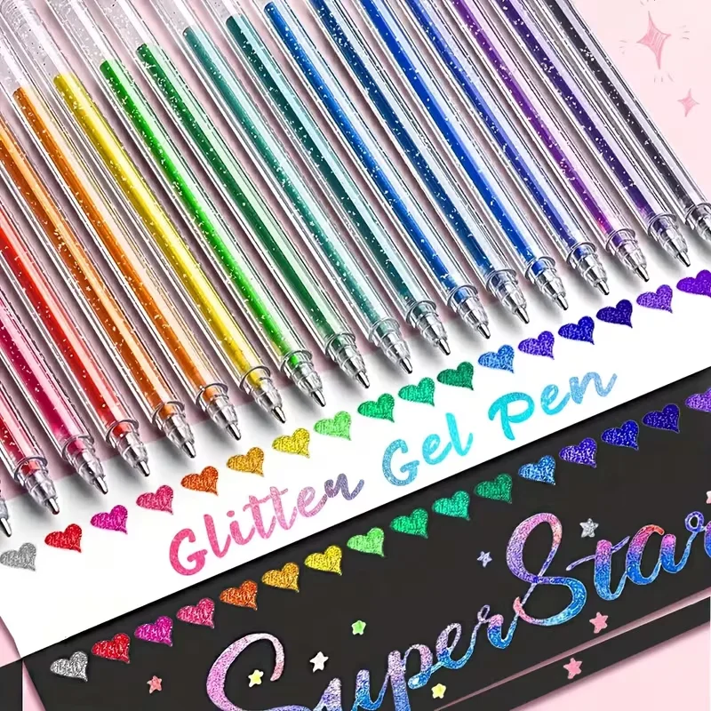 Gel Pens Custom Logo Set For Colouring And Doodling 24 Pack_voghion.com