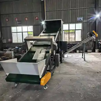 Automatic PE PP ABS WEEE Rigid Scraps Plastic Shredder Washing Recycling Machine Line