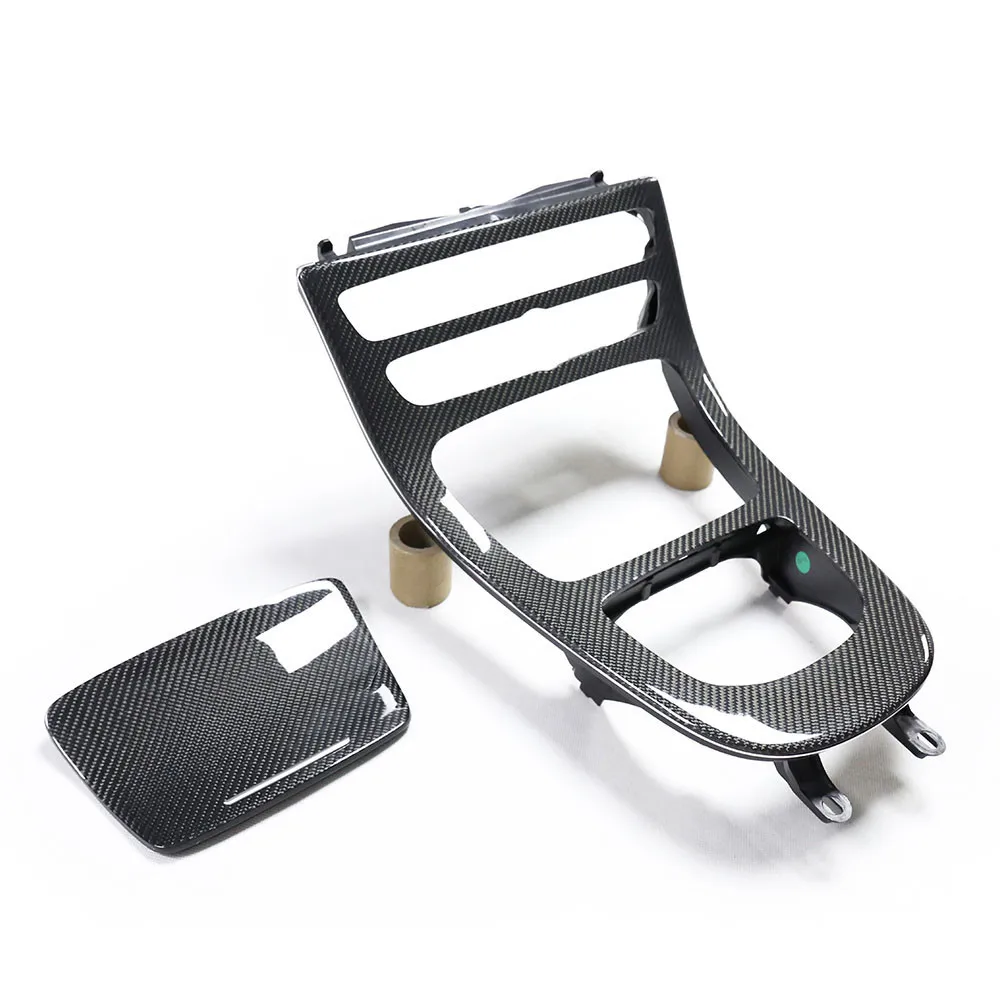 Carbon Interior Center Console Carbon Fiber Gear Surround Trim