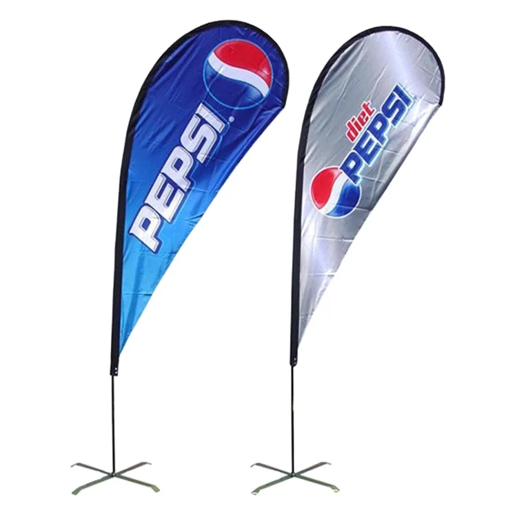 Nuoxin Flying Rectangle Shape Beach Flag Vierge Chair Personalized Blank Feather Flag Printing Heavy Duty Teardrop Banner