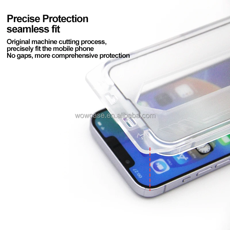 Wowcase New Design Free Dust Premium Cell Phone Glass 3d Curved Full