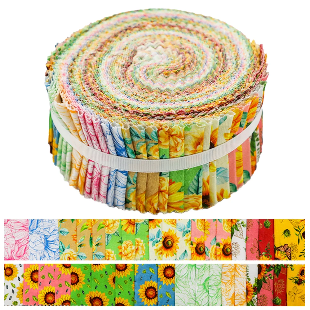 Wholesale 100 Cotton Fabric Jelly Rolls 20 Pieces Instock For Sale
