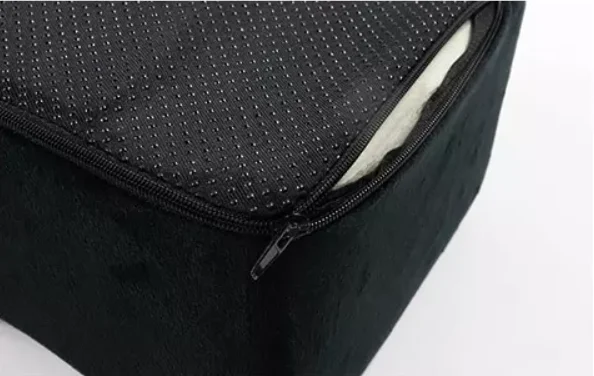 Extra Large Comfort  Infused Flexible Memory Foam Fancy Polyester Car Seat Cushion for Coccyx Tailbone Pain Fits Office Chair