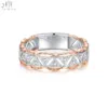 18K White and Rose Gold