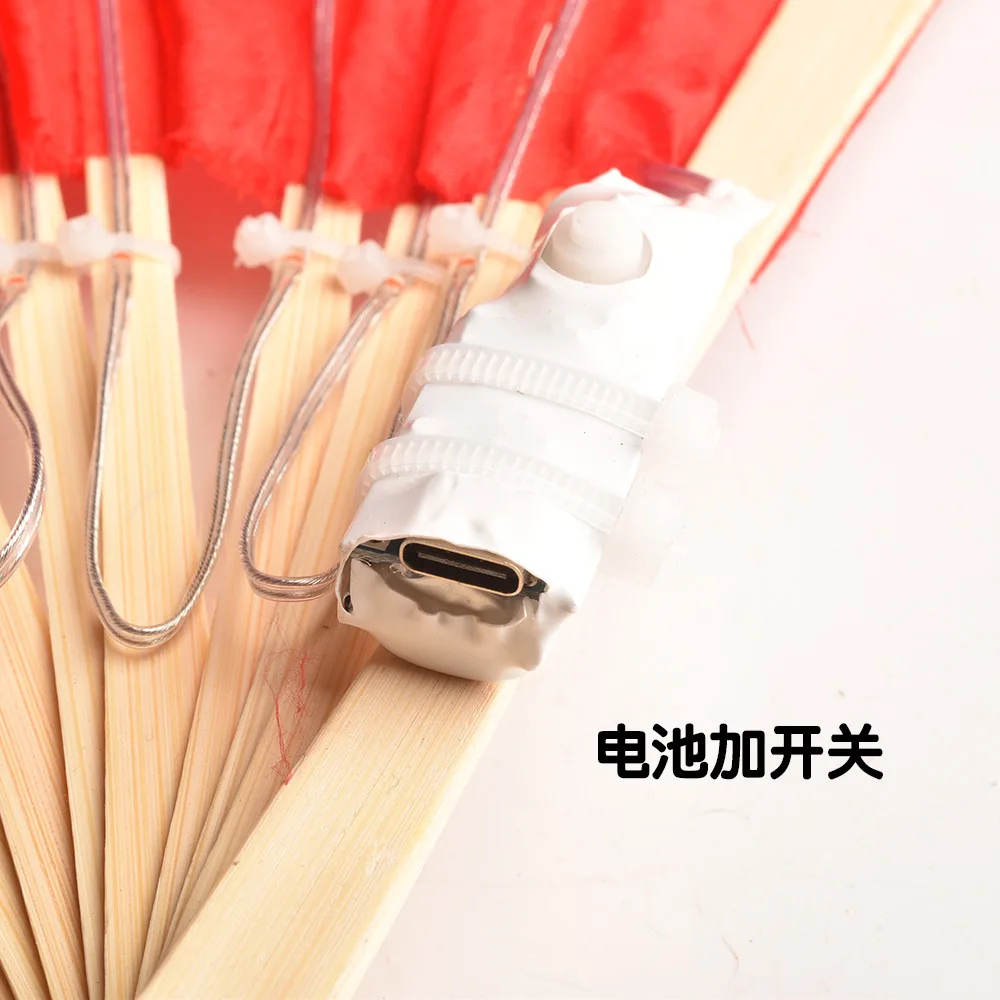 Belly Dance Western Adult Led Silk Fans Stage Accessory For Belly Dance