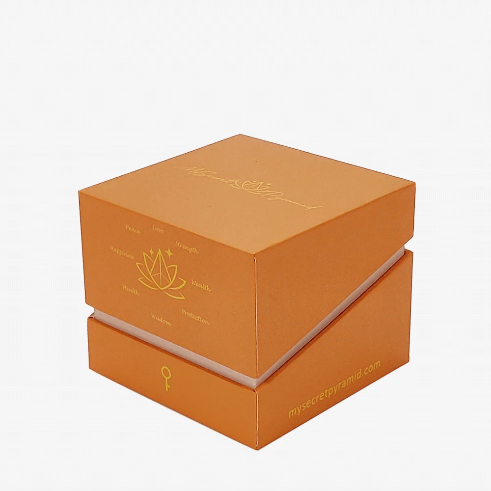 Cardboard Rigid Candle Box Paper Package Gift with Insert Recyclable Custom Aromatherapy Candle Packaging