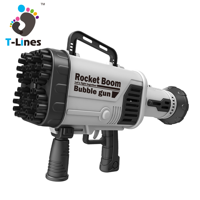 
 Игрушки 2021 Gatling, пузырьковый пистолет, конструкция Ракеты, водяная машина, летняя игрушка, уличная игрушка для детей  